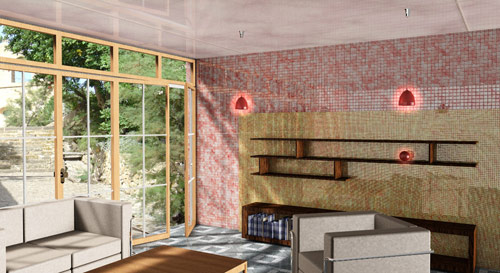 Cinema Kurs - Ergebnisse aus dem Cinema 4D-Kurs - Innenraumvisualisierung - Ergebnis aus dem Einf�hrungskurs Architekturvisualisierung mit Cinema 4D 